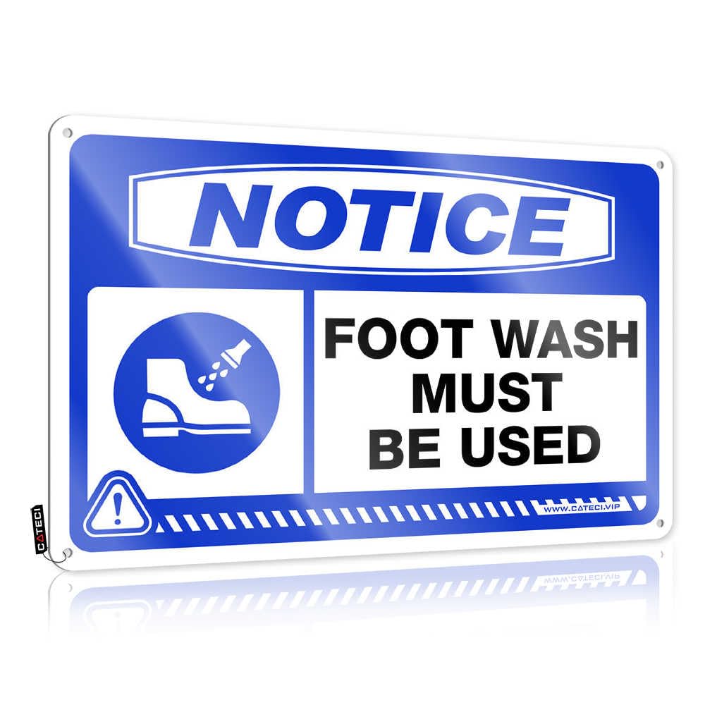 Fzfn Men's Colour Modern Nice Art | Notice Foot Wash Must Be Used Nice Decorative Wall Art Ready To Hang For Outdoor(30X40cm)