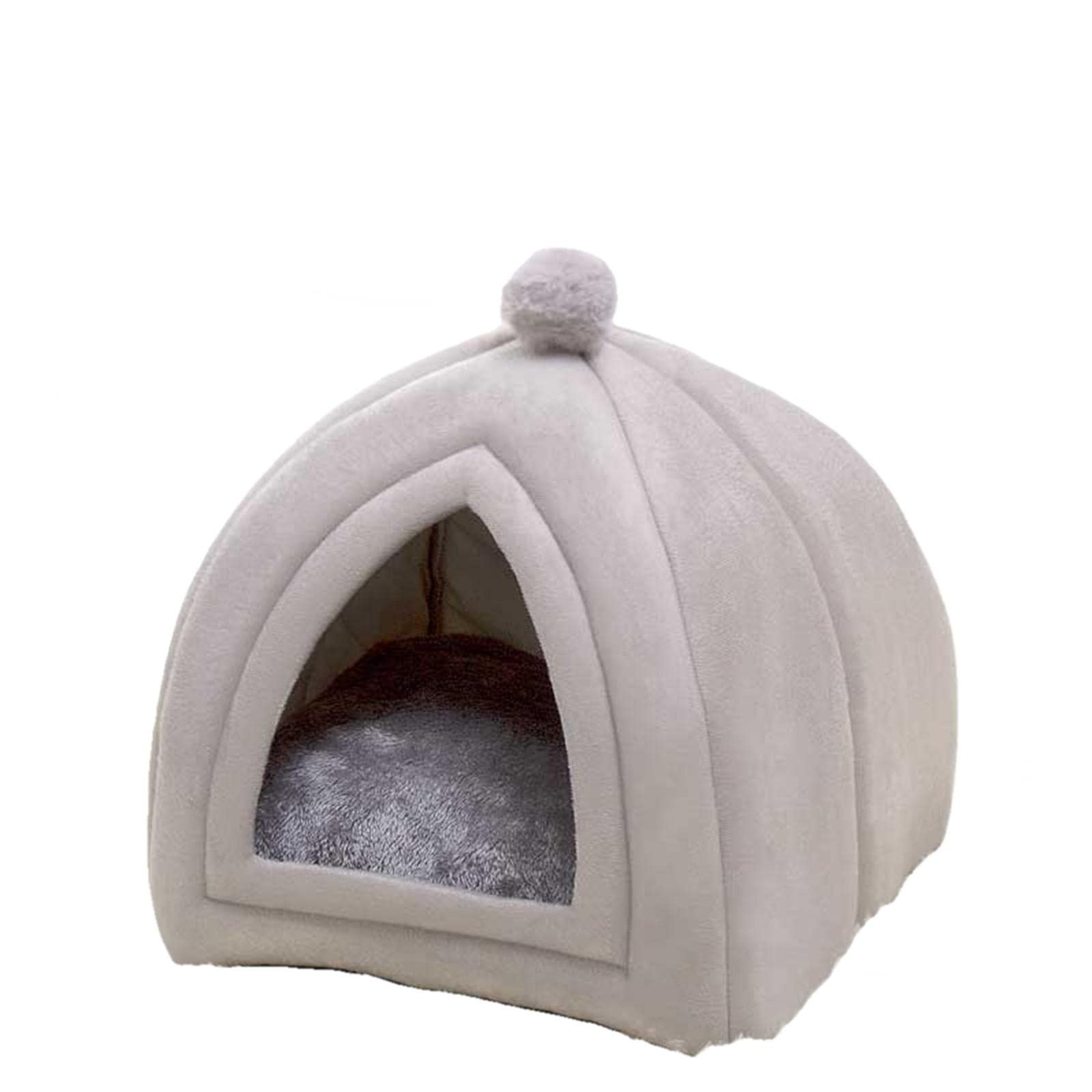 UKKO Letto per Cani Cat House con Un Foro Caldo Morbido Lettini per Animali Domestici Tenda Cucciolo di Cucciolo