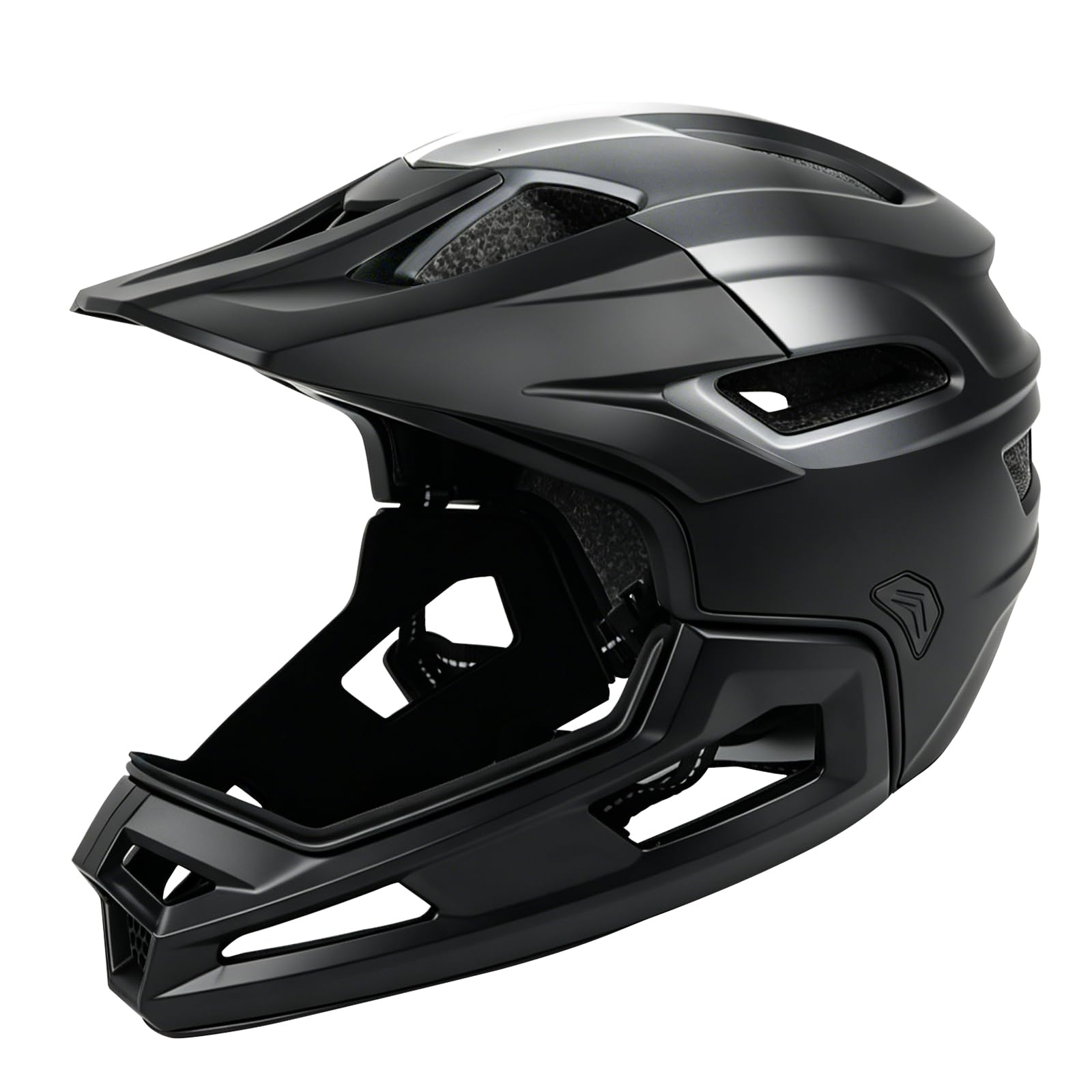 MEETYOO Kask VTT Integral Transformable Semi Rower/Skuter elektryczny dla mężczyzn/kobiet Zdejmowany podbródek z regulacją koła i klamrą trapezową oddychającą, lekki