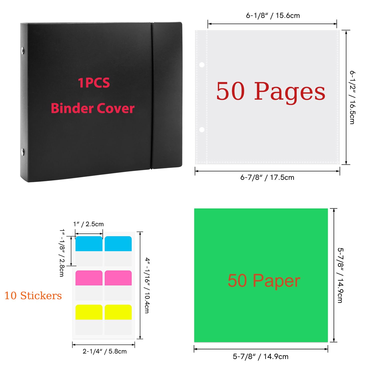 Raccoglitore per stencil per biscotti per riporre stencil da 15,2 x 15,2 cm, fustelle per fustellare e stampare, organizer per stencil, scrapbooking, matrici per riporre libri, collezioni