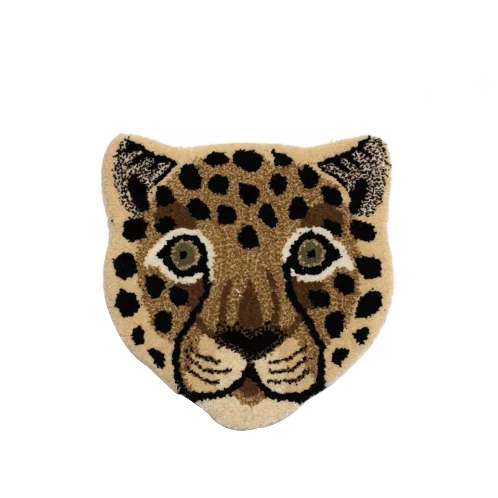 HELLORSO Nice Blankets Head Shape Carpet Thick Area Rug Foot Mat for Home Decoration Blanket Lowlands (E, One Size) Halloween