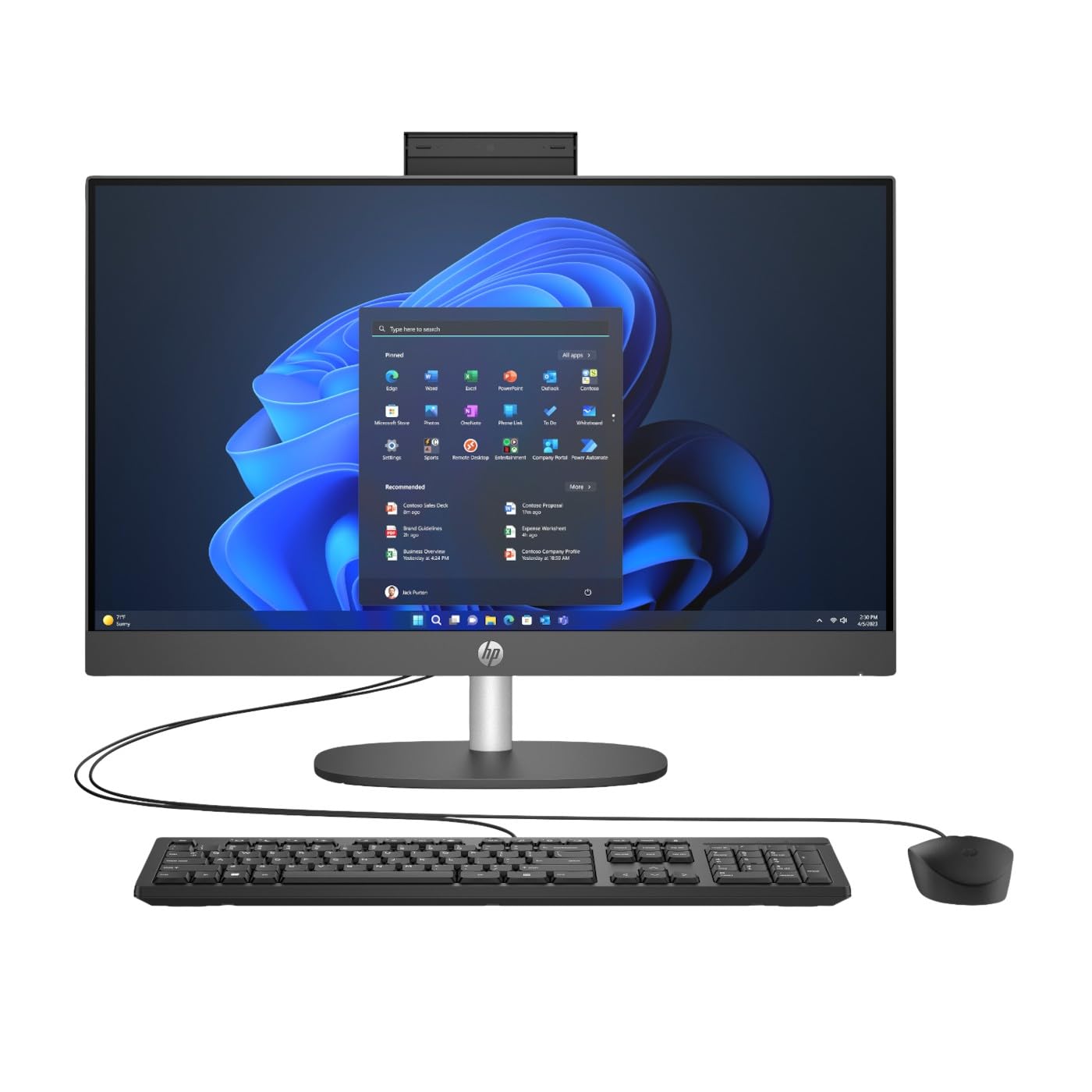 HP ProOne 245 G10 All-in-One PC AMD Ryzen? 5 7520U (D18L1ES#ABD)