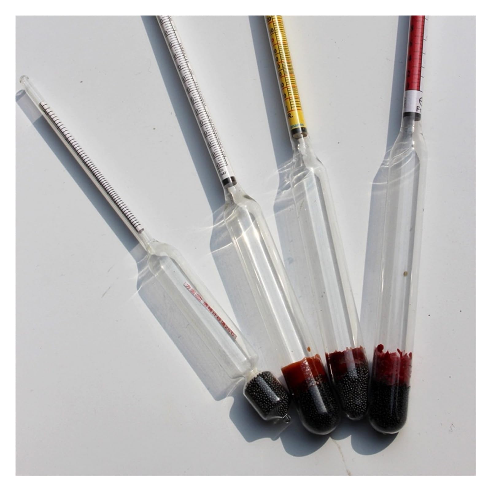 MKHQST Refractometer Glass Alcohol Hydrometer Alcoholmeter Ranges 0–40, 40–70, 70–100 Easy to operate
