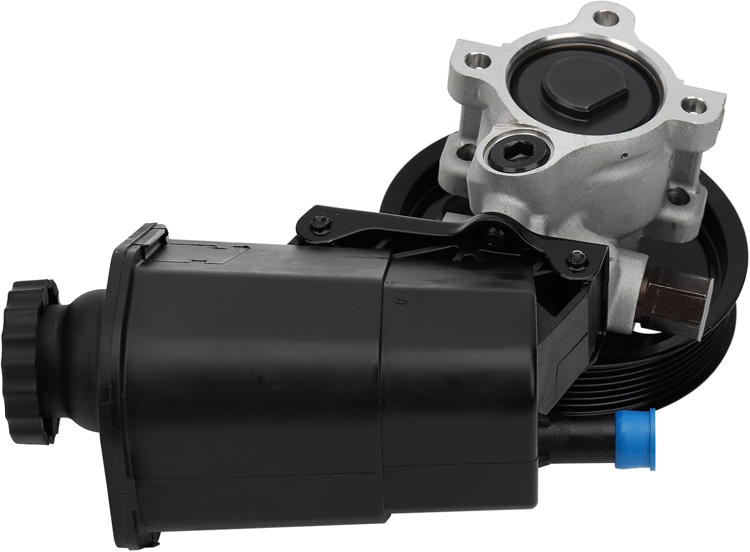 Power Steering Pump with Pulley & Reservoir Fit for Dodge Ram 1500 2002 2003 2004 2005 2006 2007, 3.7L V6 4.7L 5.7L 5.9L V8, 20-70269