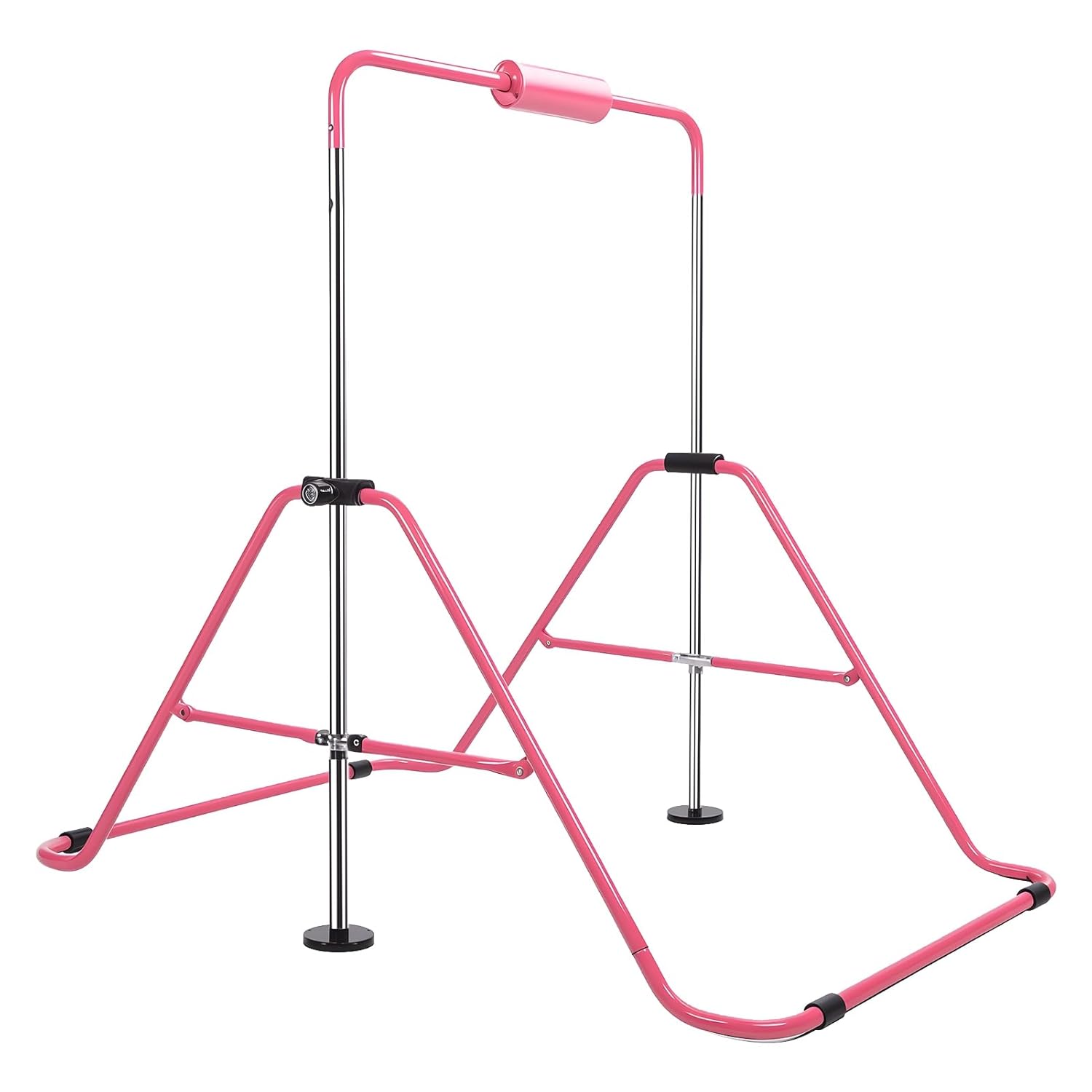 cdar Expandable Gymnastic Bar, Adjustable Height Gymnastic Horizontal Bars Pull Up Stand Station Junior Training Bar Children Folding Training Monkey Bar for Kids Home and Gym...