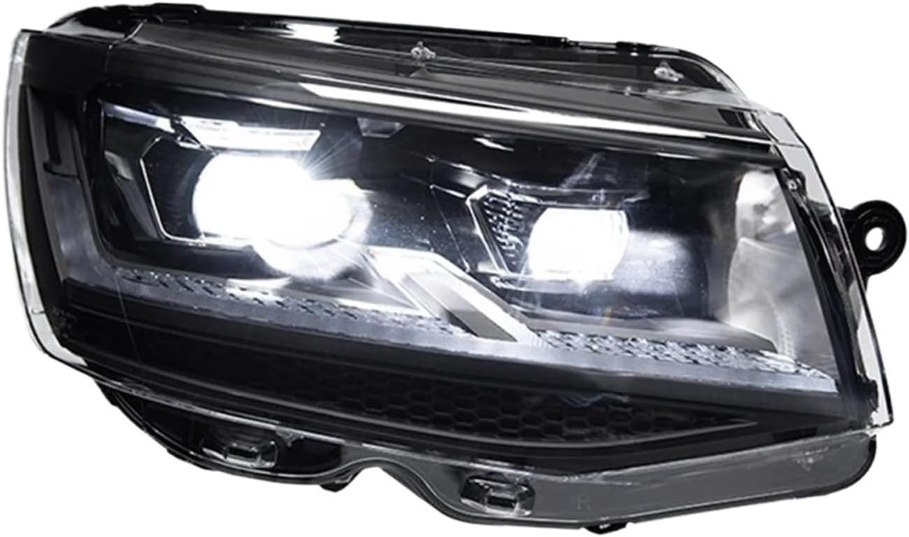 Car Head Lights Lighting Assembly Compatible For VW Multivan T6 2016-2020 Upgrade LED Auto Headlight Projector Double Lens Accessories