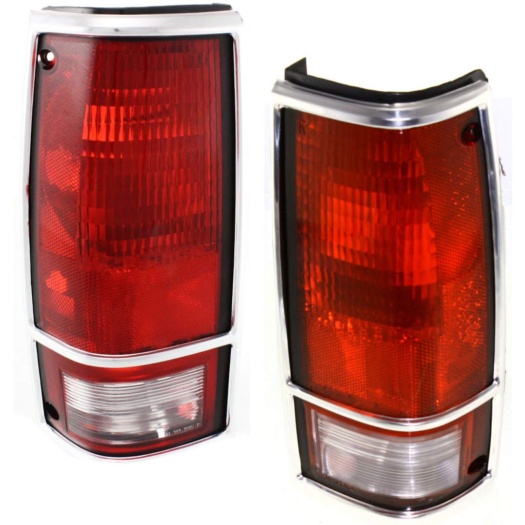 For Chevy S10 Tail Light 1982-1993 Pair Driver and Passenger Side | GM2800105 + GM2801105