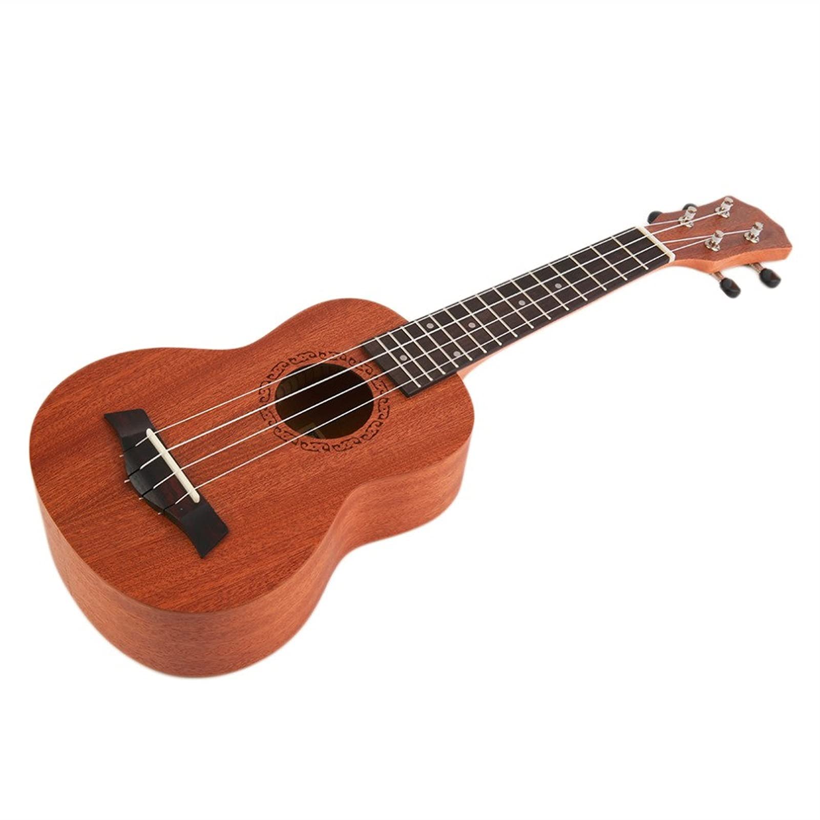 Ukulele koncertowe Początkujący Ukulele 21- calowy Sopran Acoustic Ukulele Gitara 4- String Ukulele Gitara Handmade Drewniany Biały Gitara Mahoń