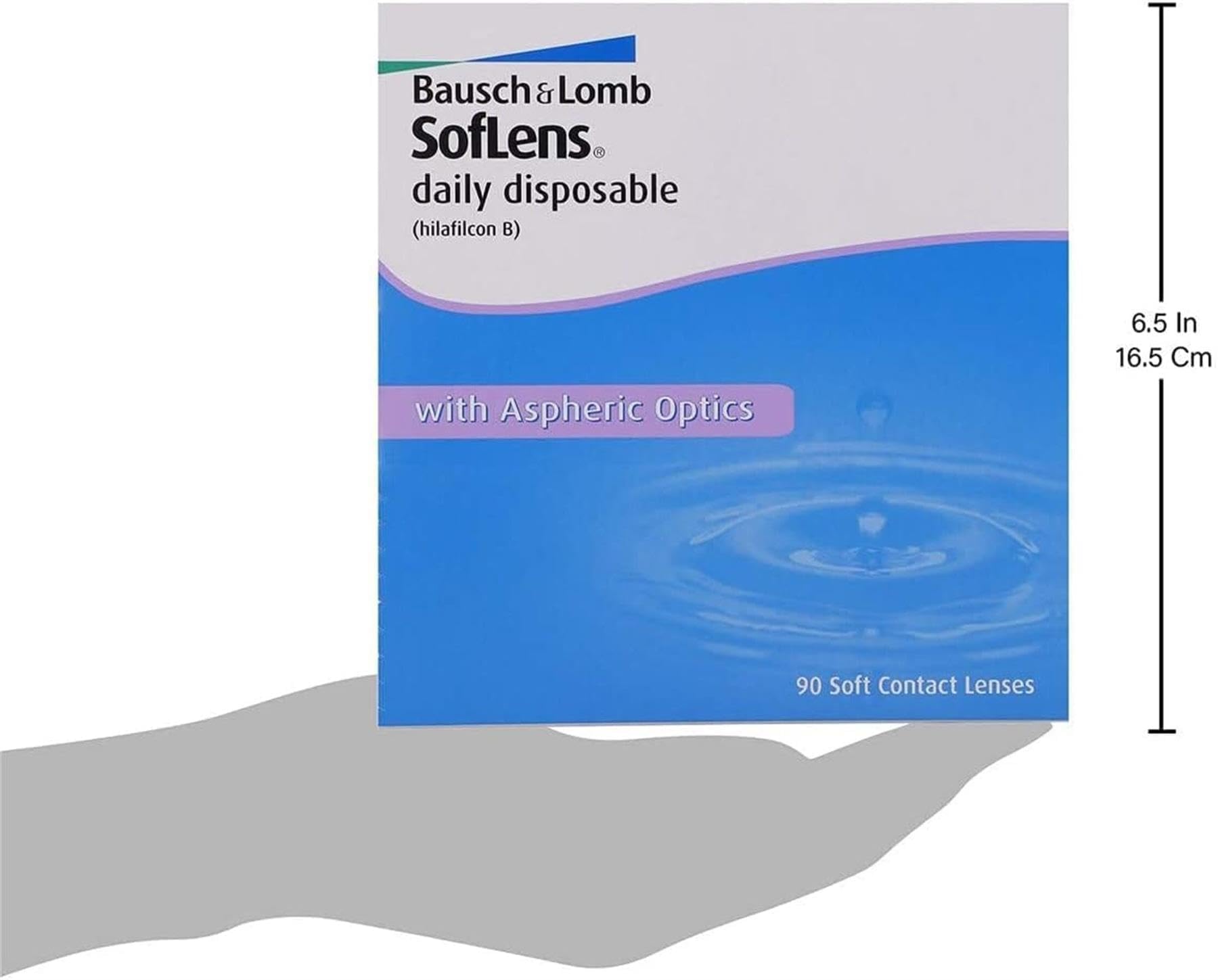 SofLens Daily Disposable Lenti a Contatto Giornaliere Correttive, 90 Lenti, BC 8.6 mm, DIA 14.2 mm, +1.25 Diopt (Positive)