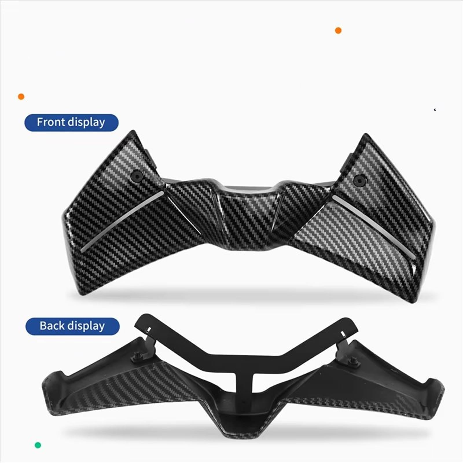 Moto Alette Aerodinamiche Spoiler Laterali Moto Spoiler Moto Anteriore Ala Aerodinamica Moto Downforce Carenatura Frontale Nuda In Carbonio