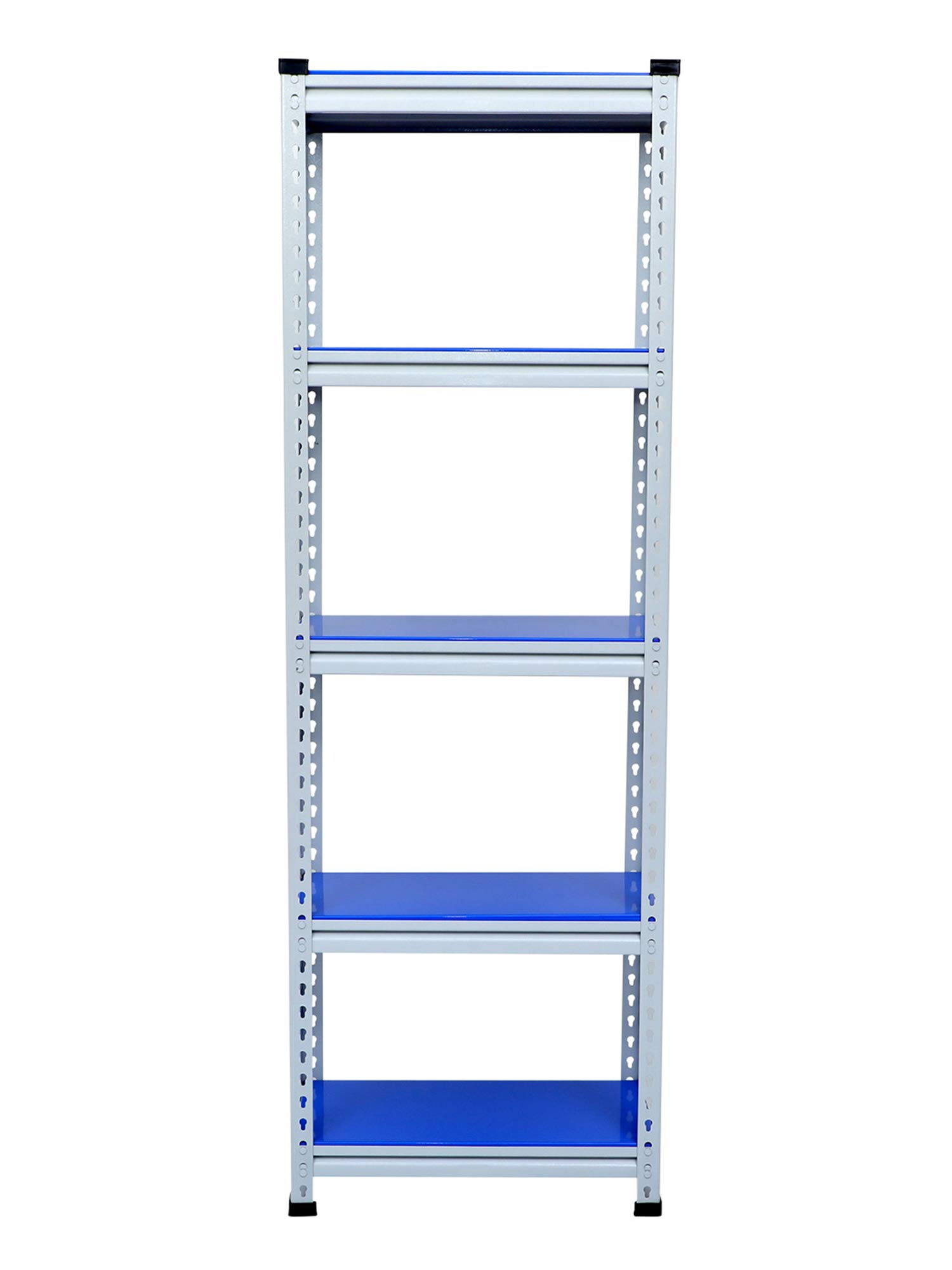 Mil-Nil Boltless Prime CRC Sheet 72x24x12 Inch Multipurpose Storage Rack with 5 Shelves 20 Gauge (Blue)-image-30