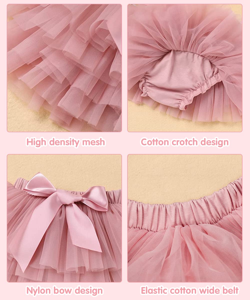 YYDSXK Vestito 1 Anno Bambina, Vestito per il Primo Compleanno per Baby Girl, Pagliaccetto, Tutu Gonna, Neonate Compleanno Outfit per Fotografico