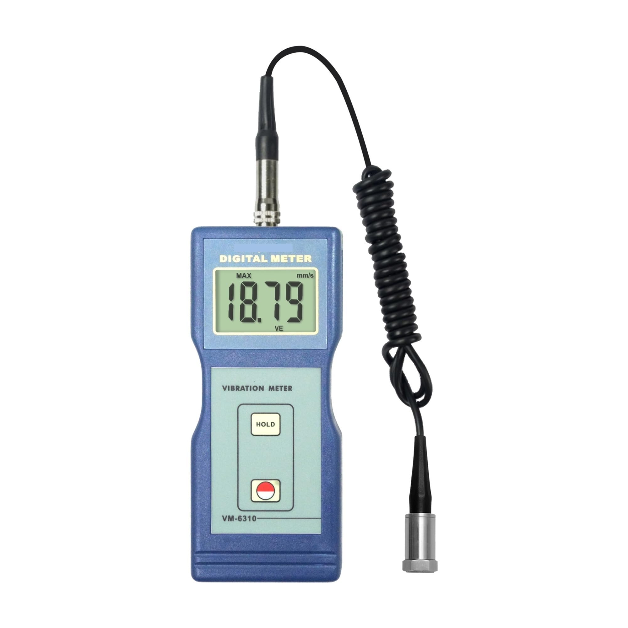Misuratore di vibrazioni ad alta precisione VM-6310 Analizzatore di vibrazioni portatile Gamma 0,01~199,9 mm/s,Campo di misura