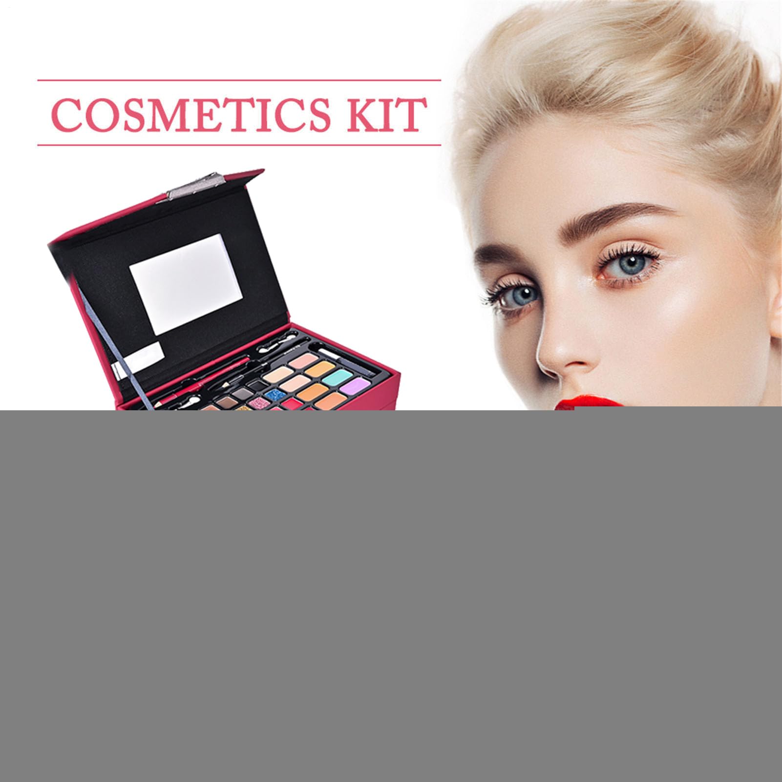 Ensembles de maquillage pour femmes Ensemble complet,Ensembles de maquillage pour femmes - Ensembles universels - Kit de cosmétiques de démarrage complet pour débutants et professionnels, comprend des
