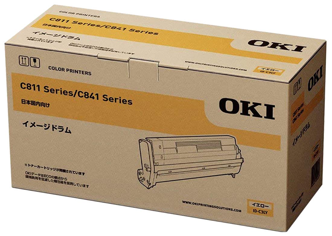 Amazon.co.jp: OKI イメージドラムID-C3LY イエロー 純正品 : パソコン 