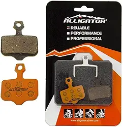 Alligator Pastilhas de freio de disco de bicicleta MTB orgânicas para Avid Elixir/Sram (1 par)
