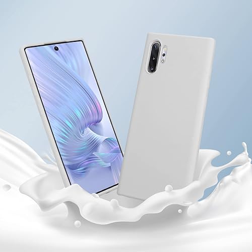 Miniatura 53 de Funda para Galaxy Note 10 Plus, silicona líquida, delgada, suave, TPU, protección de cuerpo completo, a prueba de golpes, para Galaxy Note 10 Plus