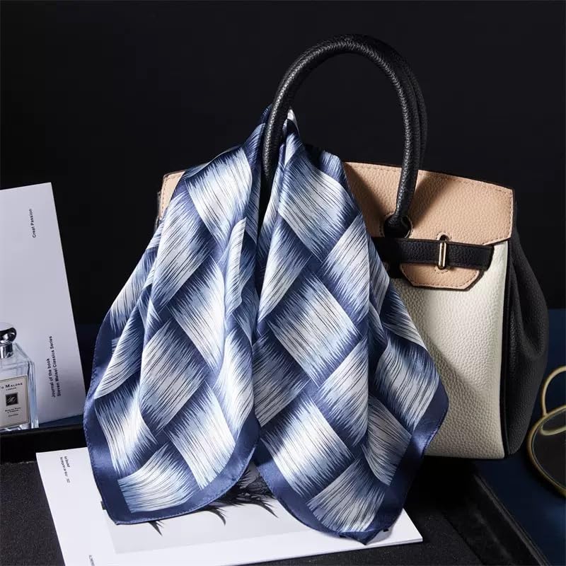 Image of 100% Mulberry Silk Scarf -21 inch Square Neckerchief with Gift Packed