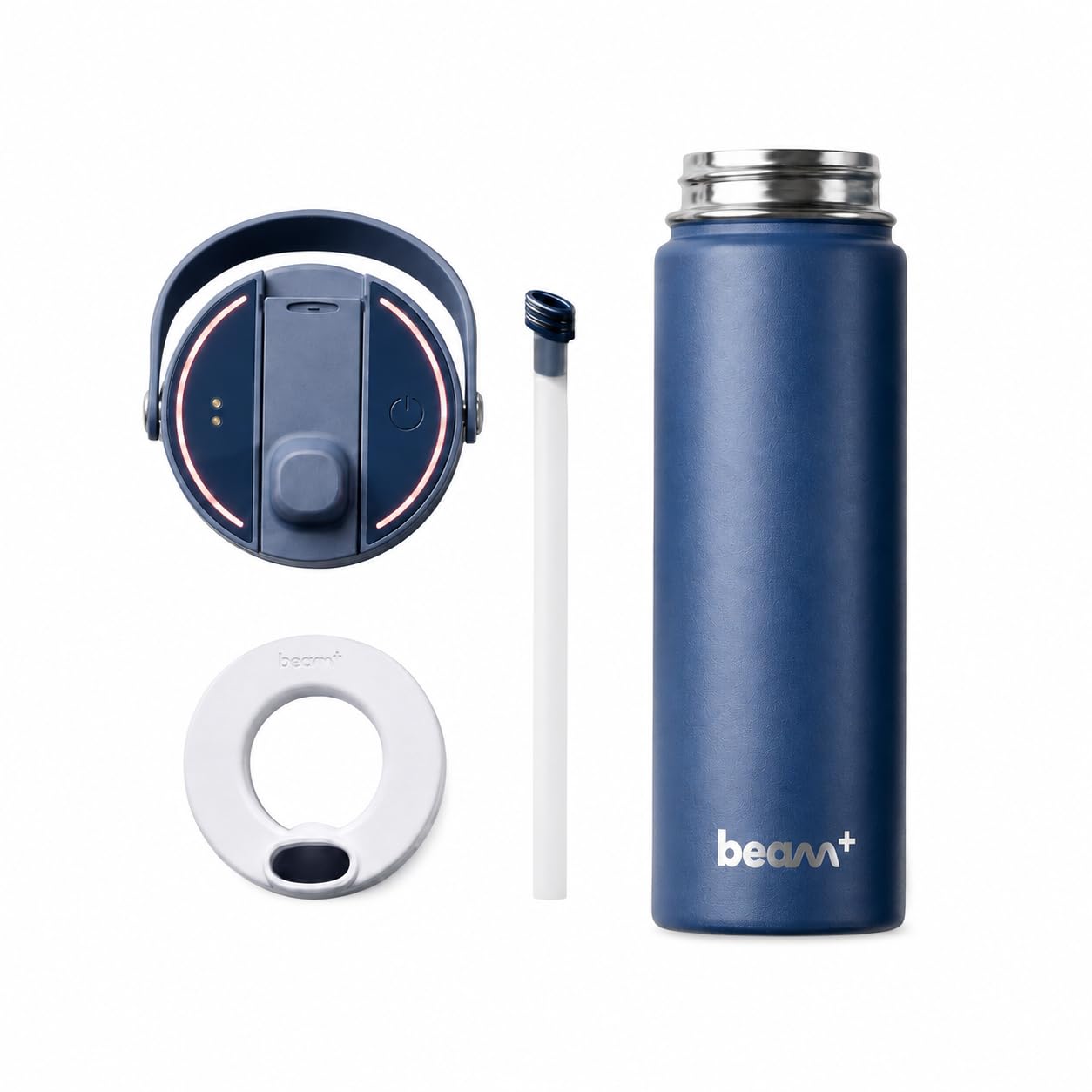 Beam+ Self-Cleaning UV-C Water Bottle with Filter, 22oz Insulated