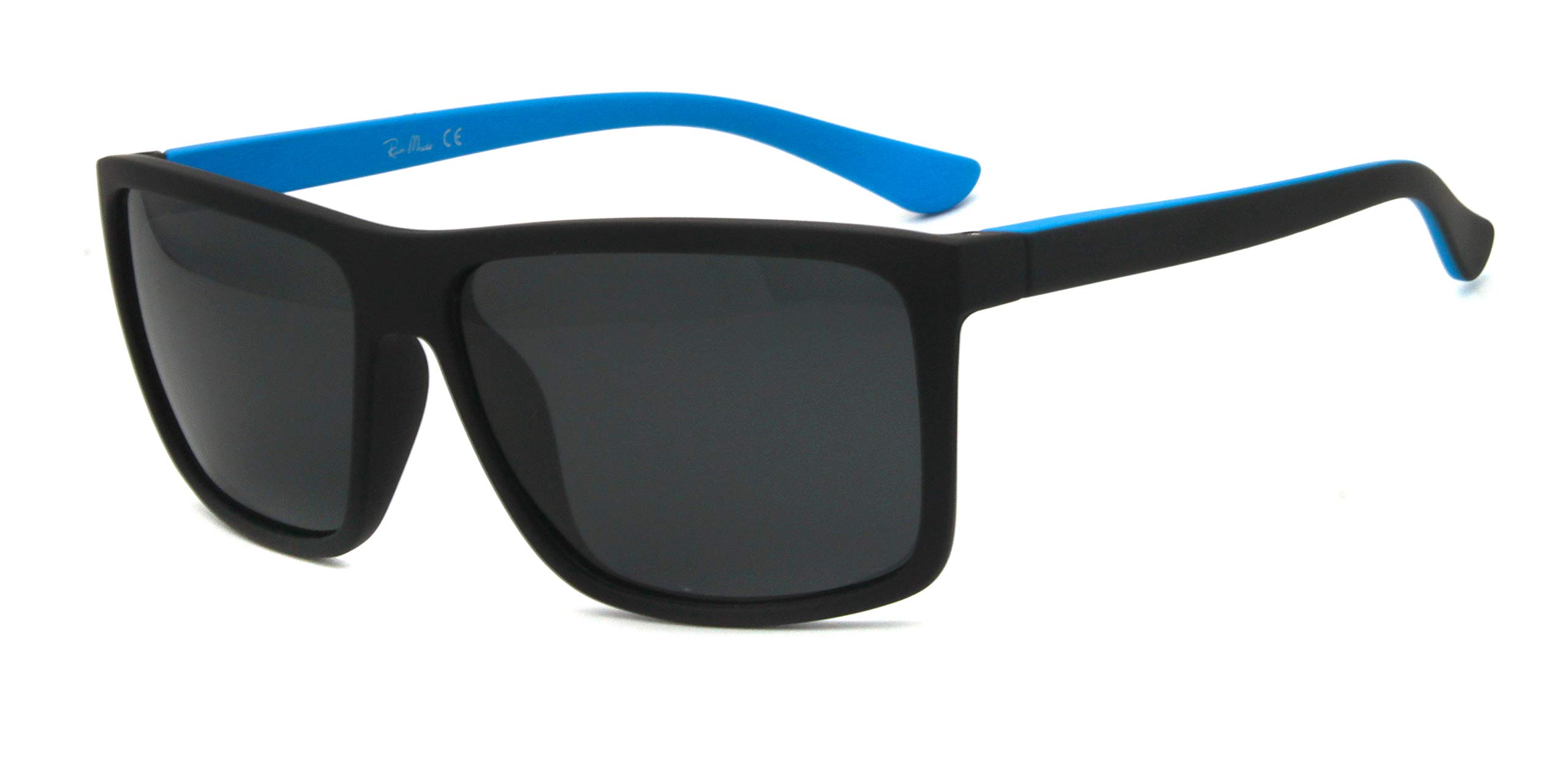 RICH MODE Square Polarized Sunglasses Men Women Sun Glasses Trendy Classic Shades UV 400 Protection Sunglasses Classic Thick Frame Shades