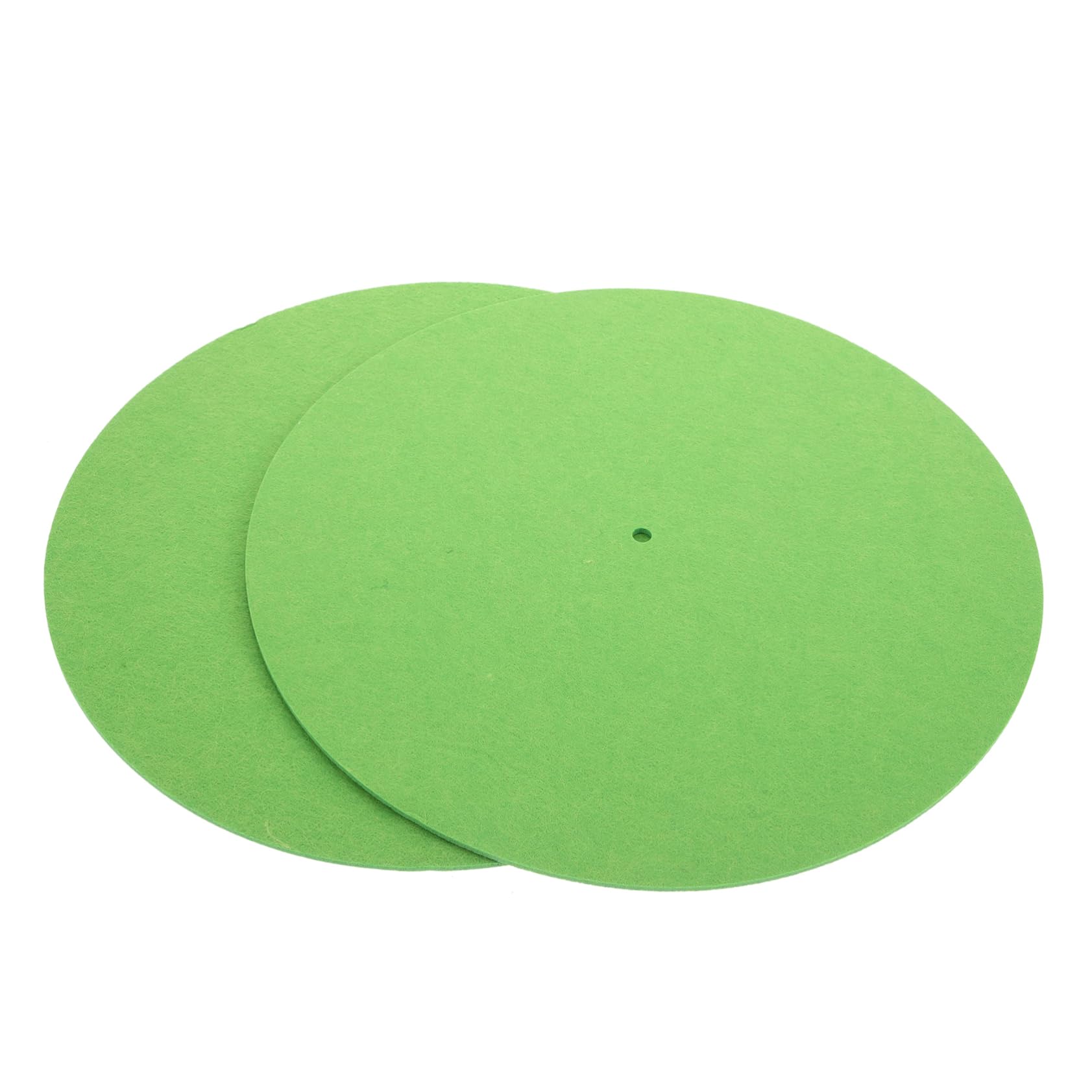 COSMEVIVI 2pcs Felt Turntable Mat Slip Mat Record Pad for Vinyl Player Anti-skid Sound Effect Enhancer Turntable Pad Accessories