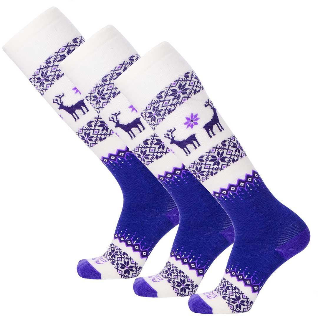 Pure Athlete Warm Wool Ski Socks Winter – Women Skiing Merino Snowboard Pack Men