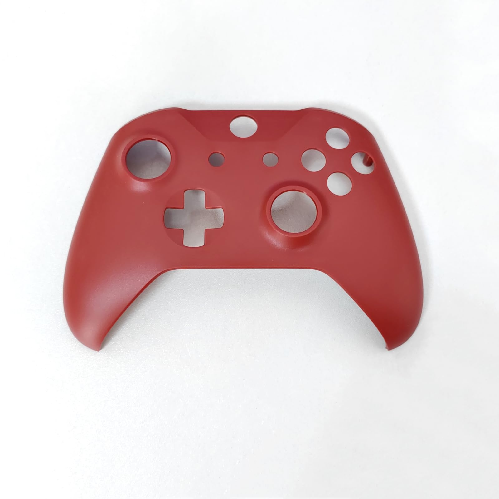 Hzxkqmil Kit de Carcasa Completa de Repuesto para Xbox One S/X Controller (Modelo 1708), Estuche de Bricolaje Cubierta Frontal Placas Traseras Rieles Laterales Botones Accesorios, Rojo