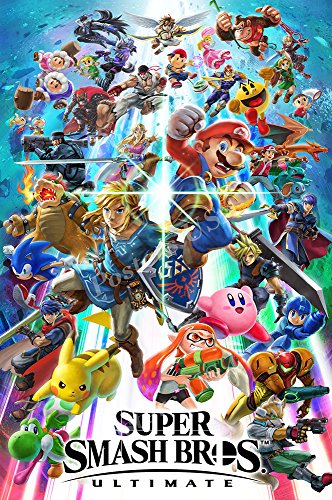YYD ROBO MCPosters Super Smash Bros Ultimate Switch Poster Glossy Finish - NVG230 (24