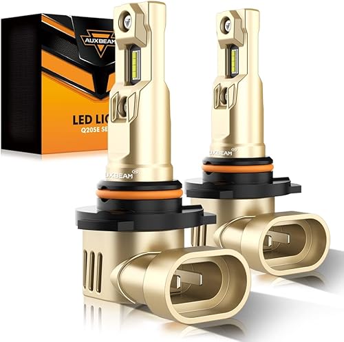 Auxbeam Bombillas LED antiniebla 9006 HB4, bombillas LED de la serie Q20-SE 2024, bombillas halógenas reales 11 tamaño mini 16000LM 400% más