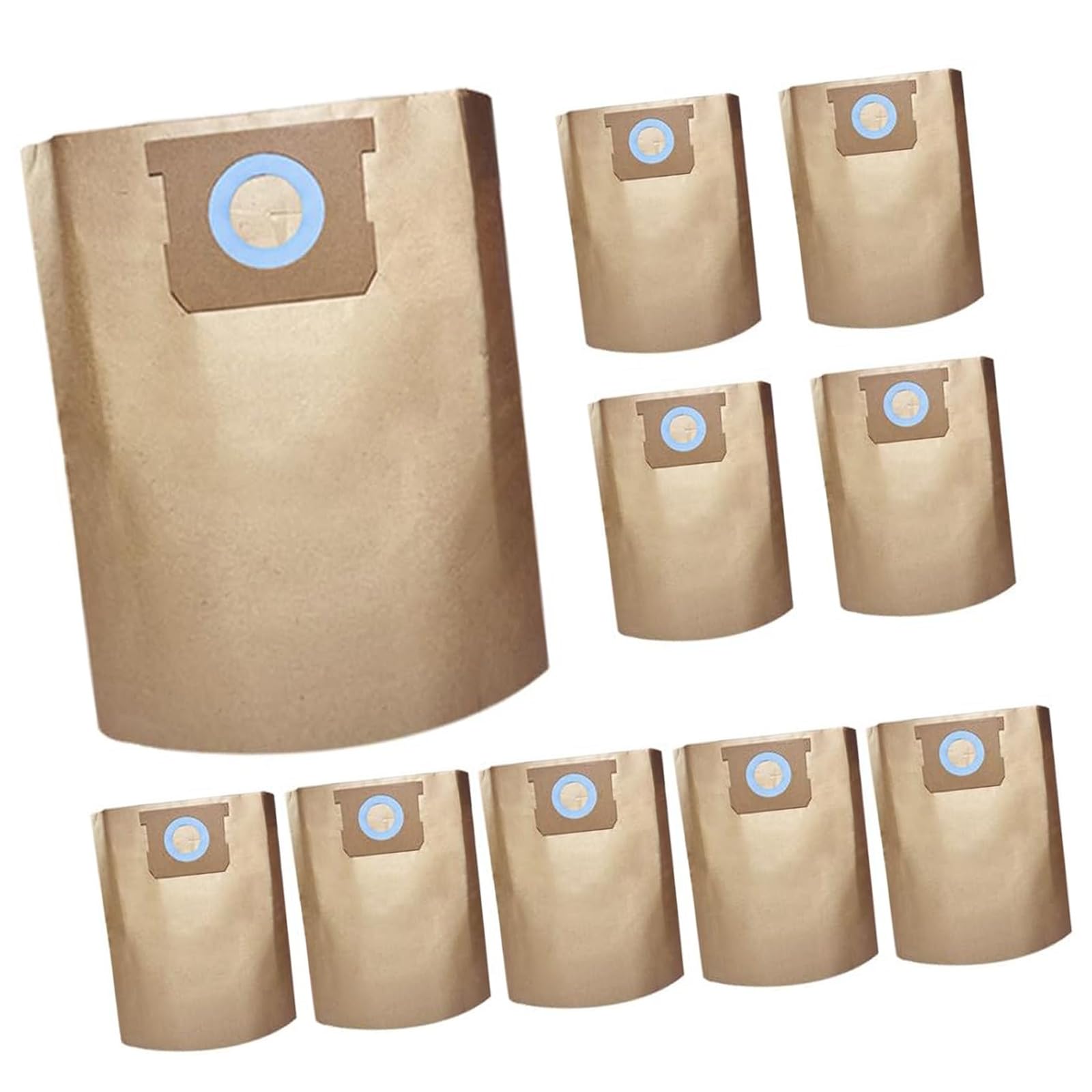 Tsophreniq 10 Pieces Premium Collector Bags Produced for Powerful Wet Dry Vacuums Workshop Vacuum Bags