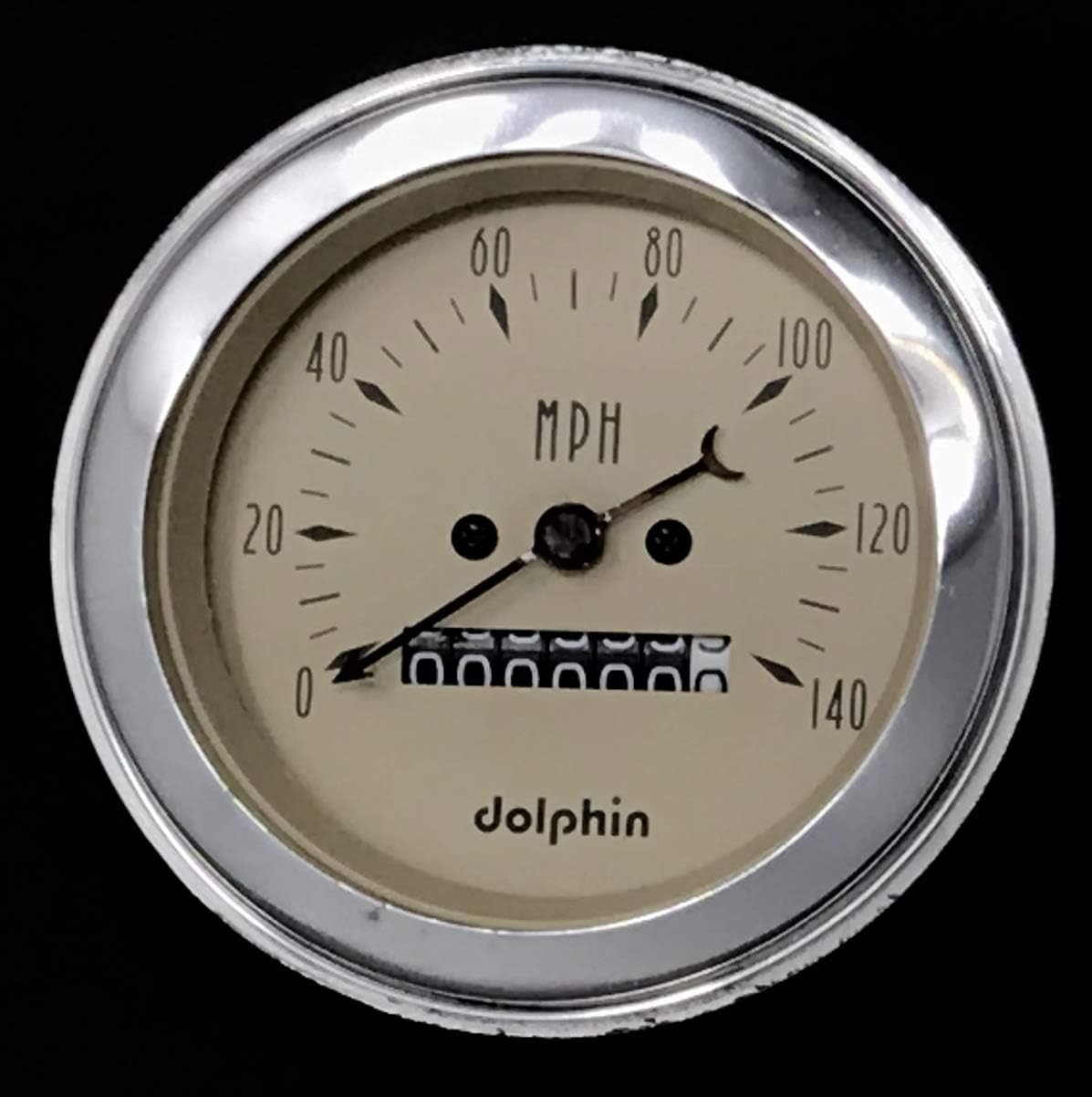 Dolphin Gauges 1949 1950 Plymouth Car 3 Gauge Quad Style Mechanical Dash Panel Insert Tan