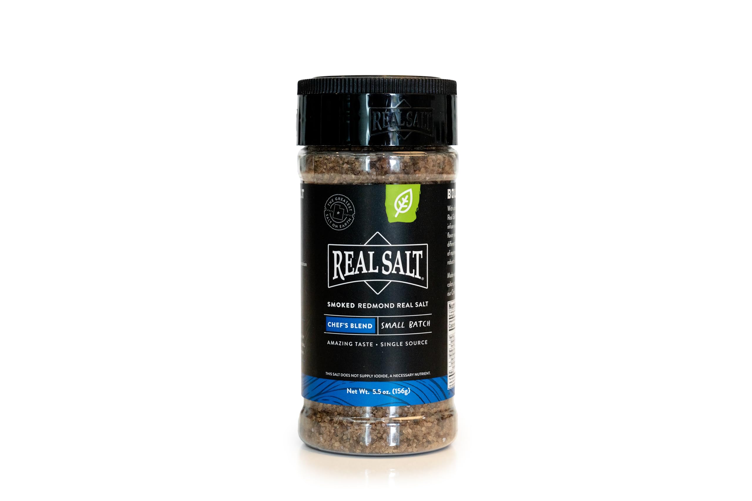 Real Salt Smoked Salt, 5.5 oz shaker (FLAVOR)