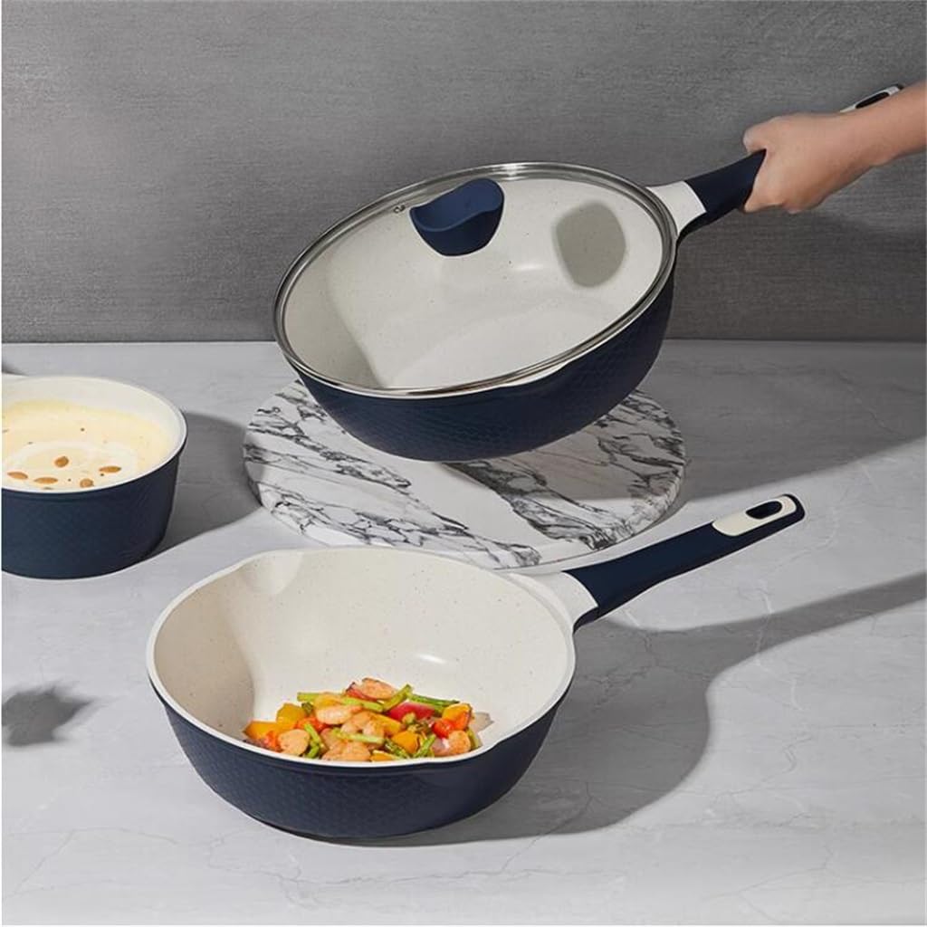 Amazon | 鍋セット、テフロン加工鍋、コンプリートセット、家庭用鍋