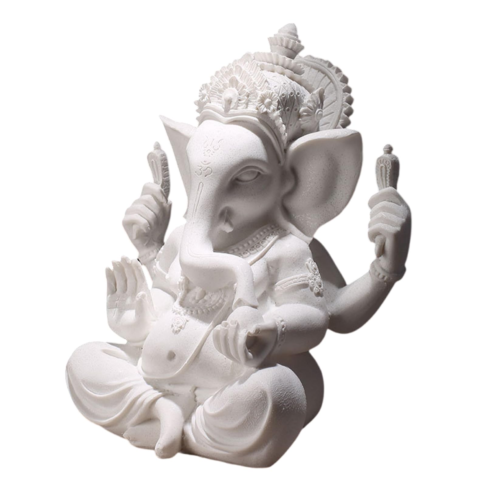 Msioytog Handcrafteds Sandstone Ganeshas Elephant Figurine for Spiritual and Home Accent Sandstone Sculpture
