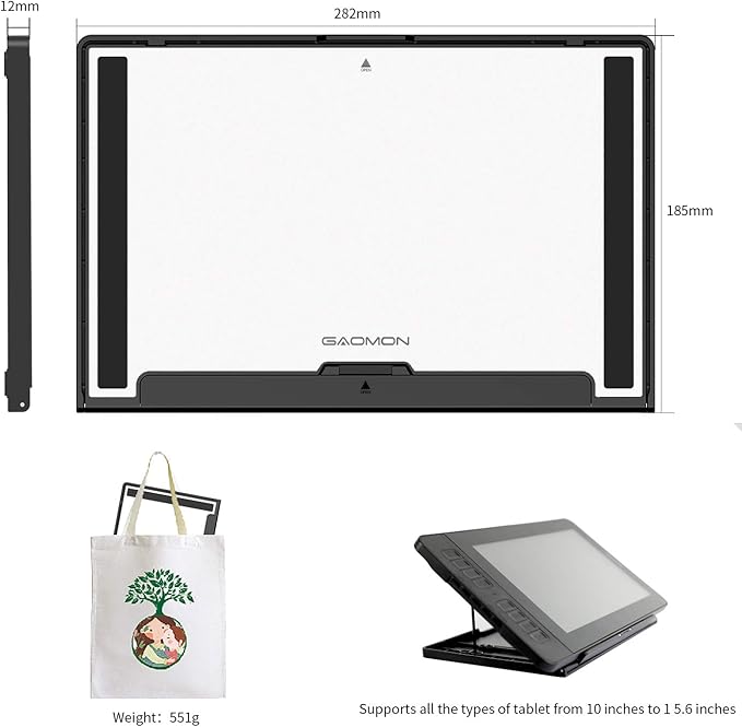 Soporte Universal Ajustable GAOMON GMS01 para Tablets hasta 12mm miniatura 4
