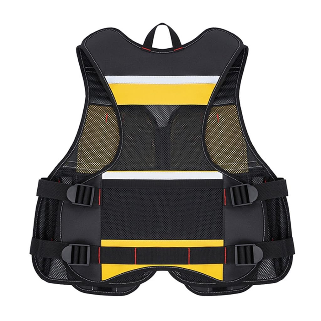 Chaquetas de trabajo con bolsillo ajustable, chaleco de construcción, chaquetas de trabajo con cinturón de herramientas ajustable, múltiples bolsillos