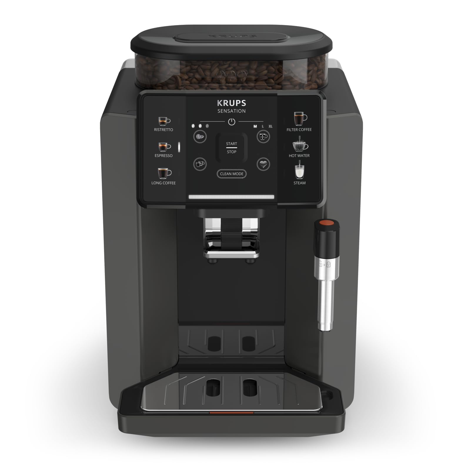 Sensation C50 Fully Automatic Coffee Machine EA910810, Charcoal