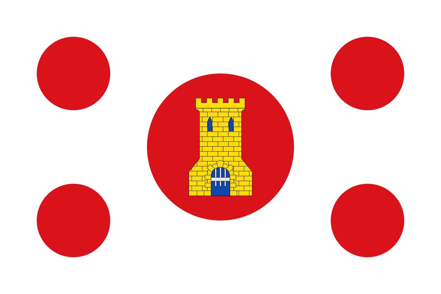 Drapeau XL Aniñón pour décoration de balcon et fête locale