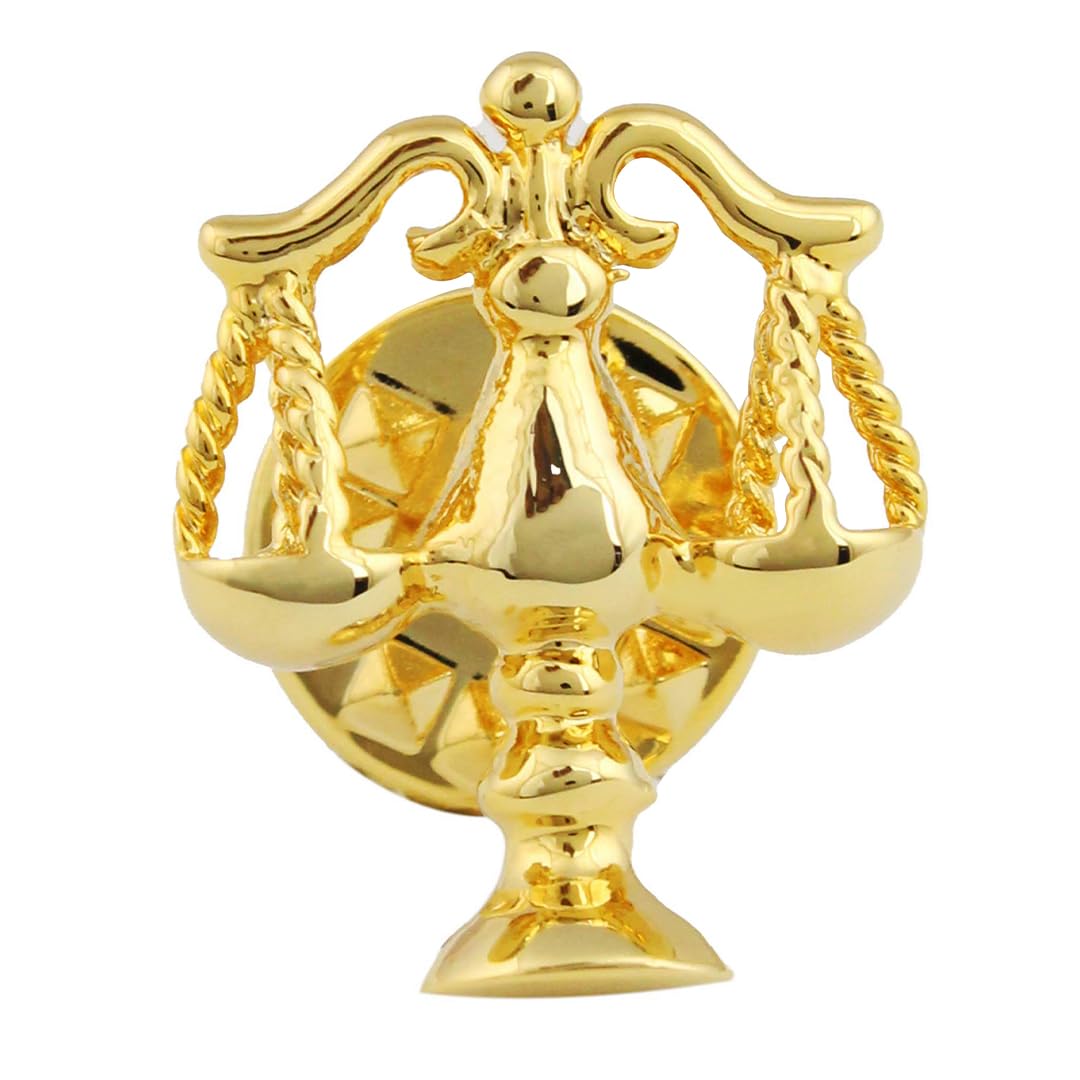 Peluche The Dazzling Balance Gold Lapel Pin (B07JQTT9LZ) Amazon Price History, Amazon Price Tracker