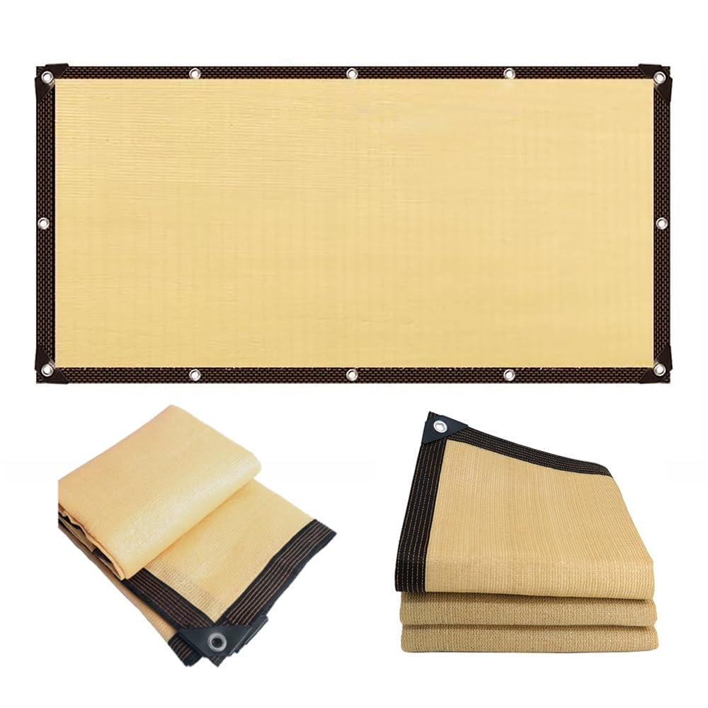 GJZQDKX UV-Stabilized Shade Netting for Garden - Breathable Privacy Screen & Wind Protection - Sunshade for Balcony & Run Enclosure (3.0 x 6.0 M)