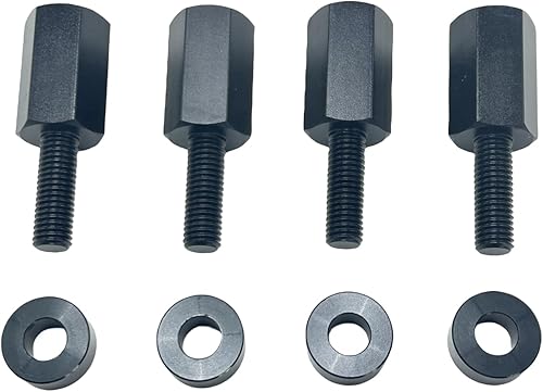 Miniatura 5 de CAN AM X3 Soporte elevador de asiento, 2 piezas, color negro, kit de elevación de asiento de 1.5 pulgadas, compatible con All Years Can Am Maverick