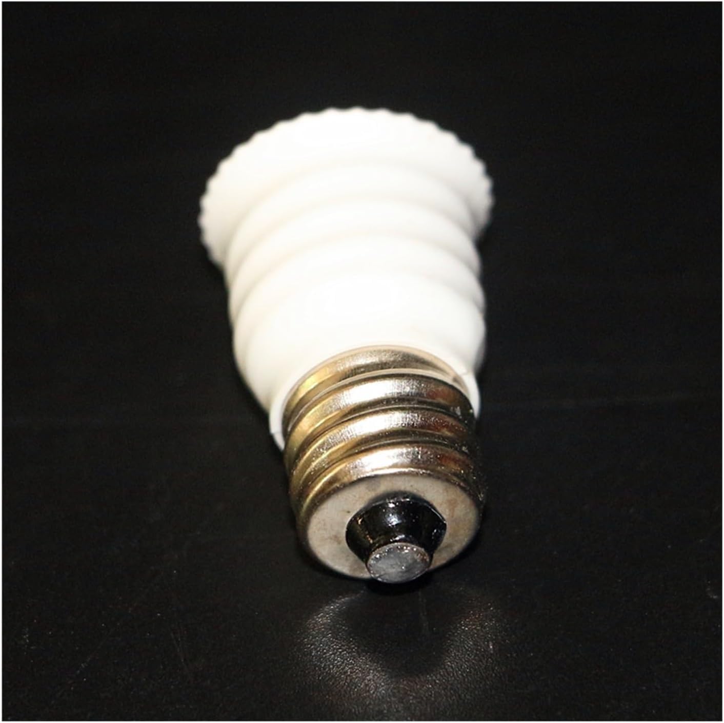 Lot de 10 Douilles De Lampe LED E12 vers E14, Couleur Blanche, en Abs Ignifuge, Adaptateur De Douille E12-e14