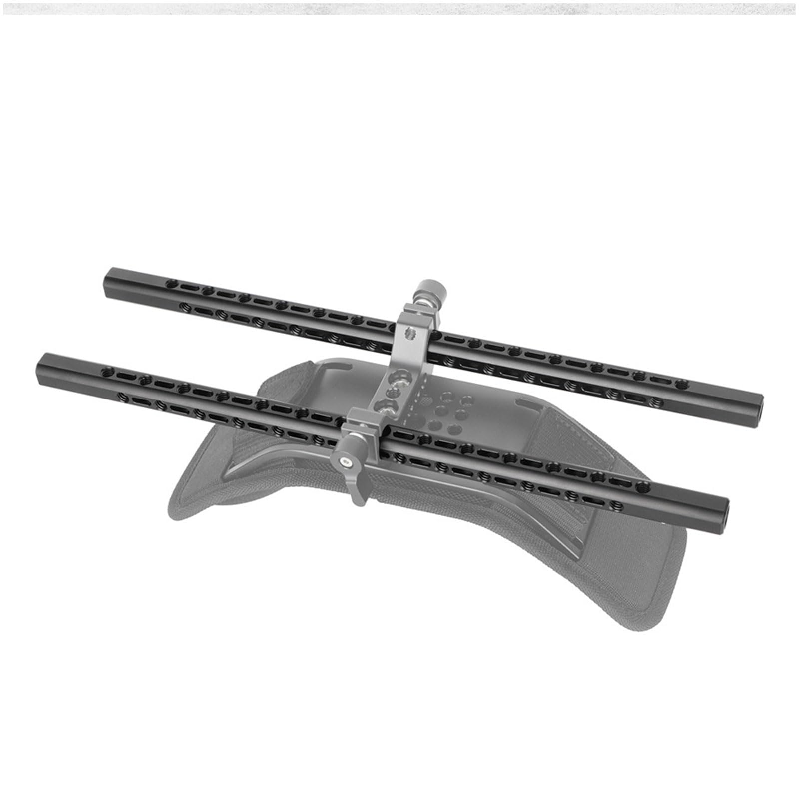 Tubo prolunga multifunzione con asta da 15 mm con fori per viti da 1/4 pollice per supporto per videocamera DSLR Supporto per fotocamera regolabile