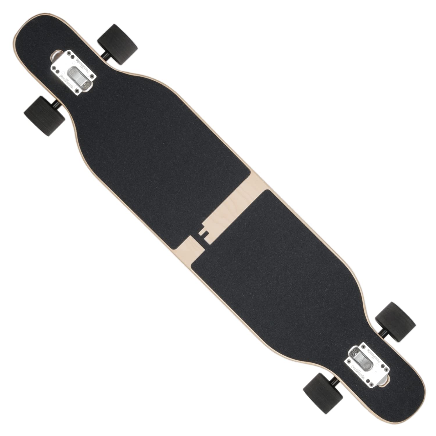 FunTomia Longboard avec 2 niveaux flexibles - Skateboard Drop Through Cruiser - Roulement à billes Mach1 Speed - Outil en T