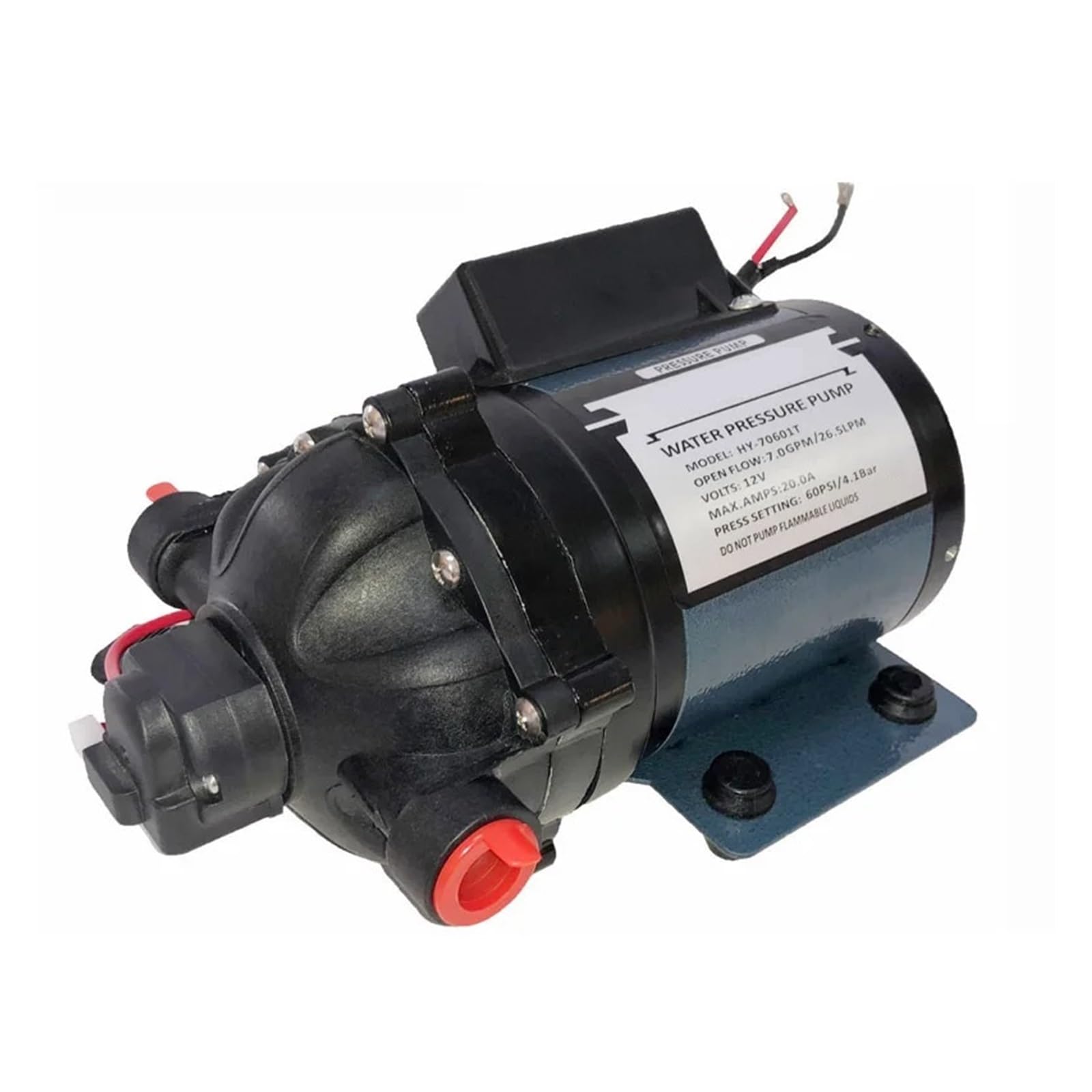 7GPM 60PSI Agriculture Diaphragm Pumps 12v Dc Small Electric Motor Water Pump Smooth Operation Flow Steady Reliable