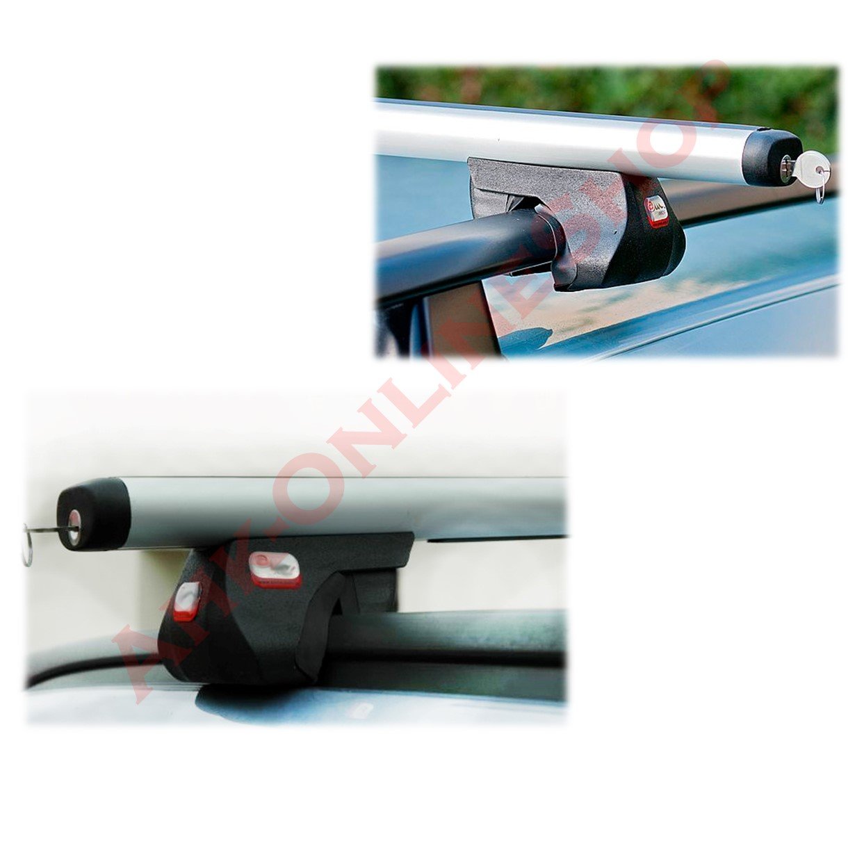 Alu Relingträger universal Dachträger abschließbar Lastenträger Grundträger ALFA - 160cm