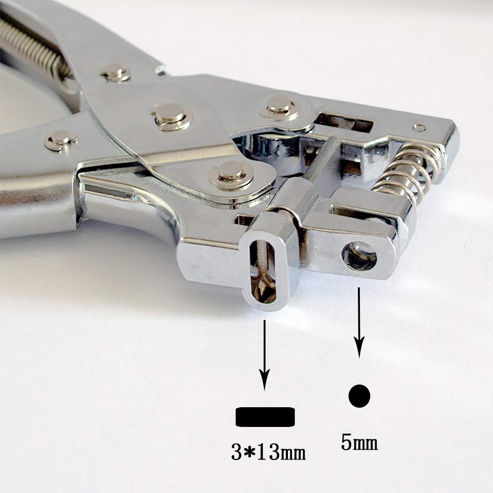 Fixo Punch with Shapes, Butterfly, Medium, Red