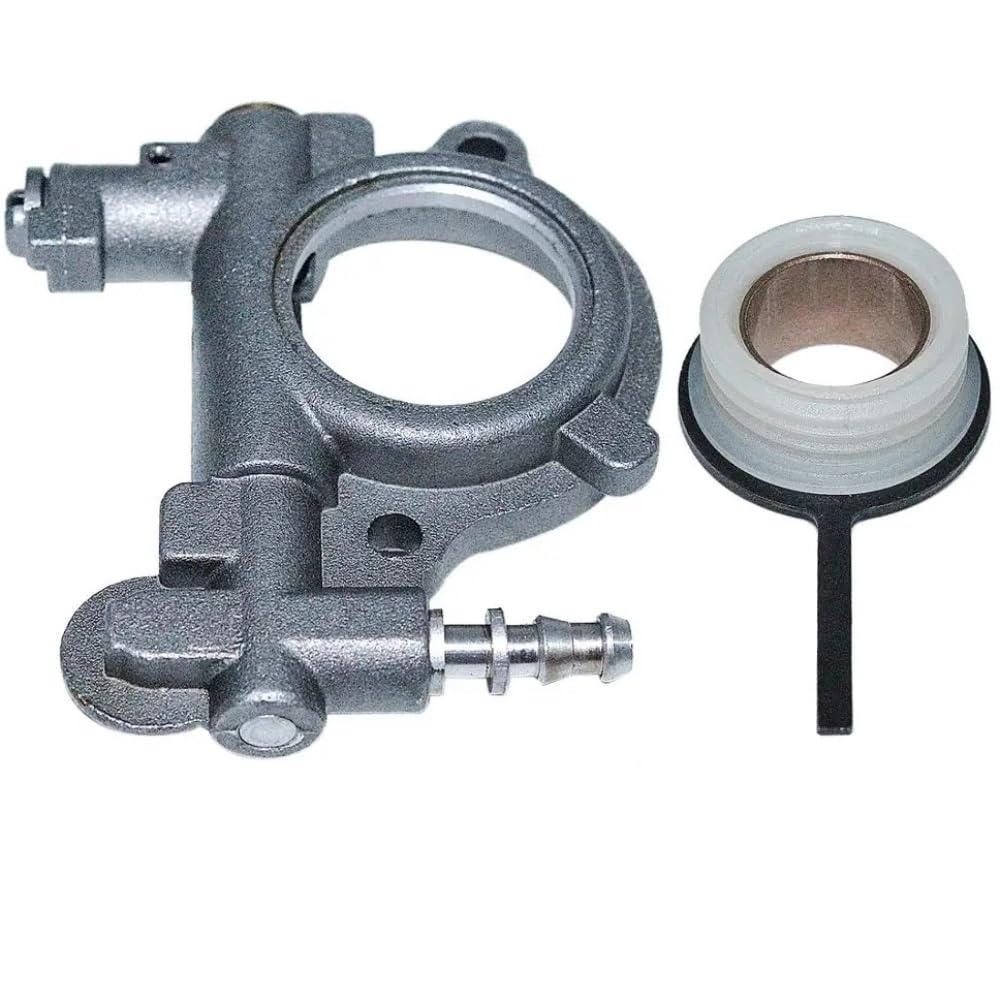 Engranaje helicoidal de bomba de aceite con Kit de resorte apto for motosierra S 024 026 MS260 MS240 11210071043