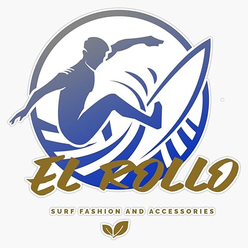 El Rollo Fashion and Accessories - Adhesivo de vinilo para surf, impermeable, para laptop, pared, ventana, 5 pulgadas