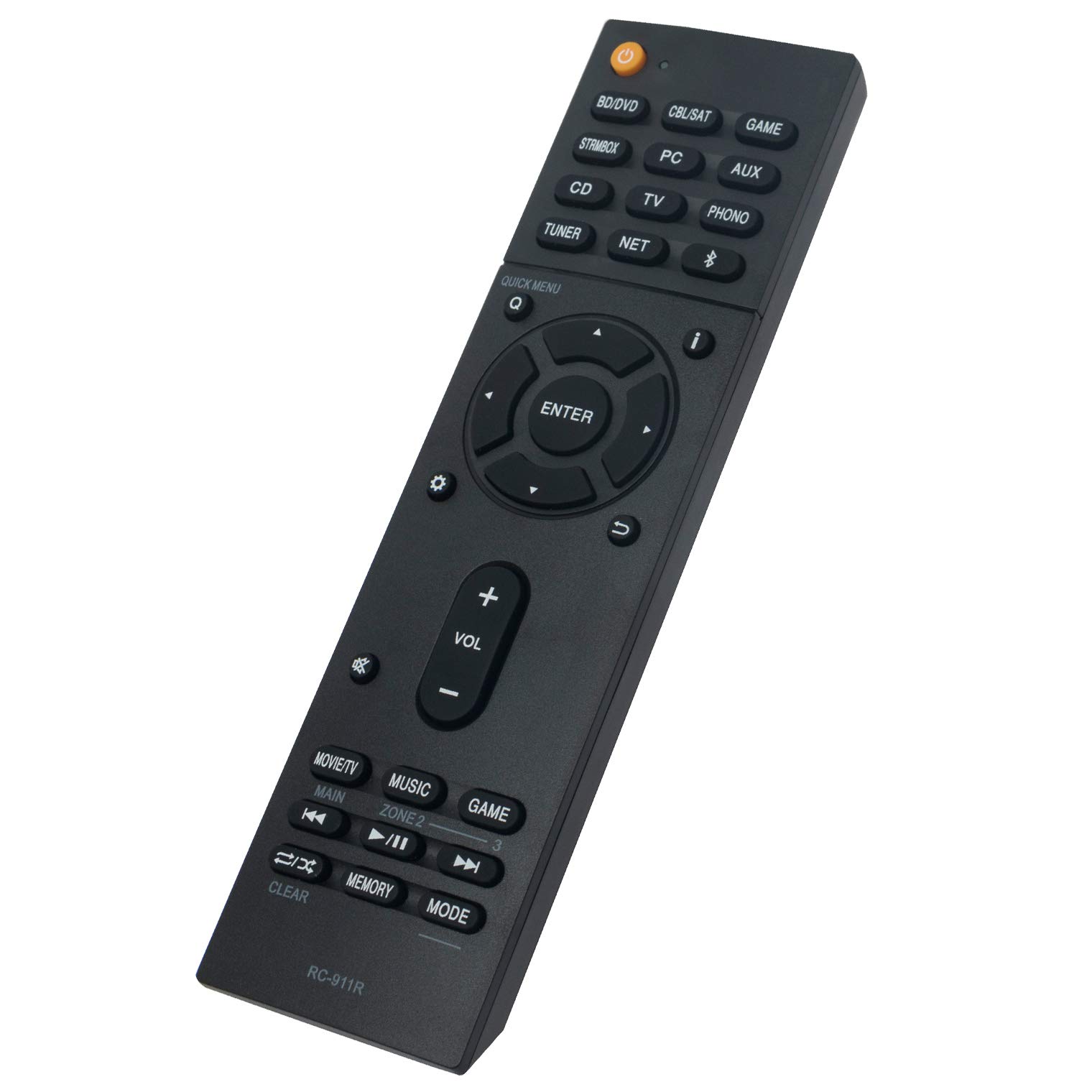 RC-911R Replaced Remote Control fit for Onkyo AV Receiver Speaker TX-RZ830 HT-R695 TX-RZ630 HT-S7800 TX-NR555 TX-NR575 TX-NR575E TX-NR585 TX-NR656 TX-NR676 TX-RZ810 TX-RZ610 TX-NR686 TX-NR757 TX-NR777